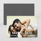 Sparen de Datum/de Weddenschap nodigt uit | Wij Save The Date (Voorkant / Achterkant)
