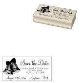 Sparen de Datum de Zilveren Bells van de Weddensch Rubberstempel (Gestempeld)