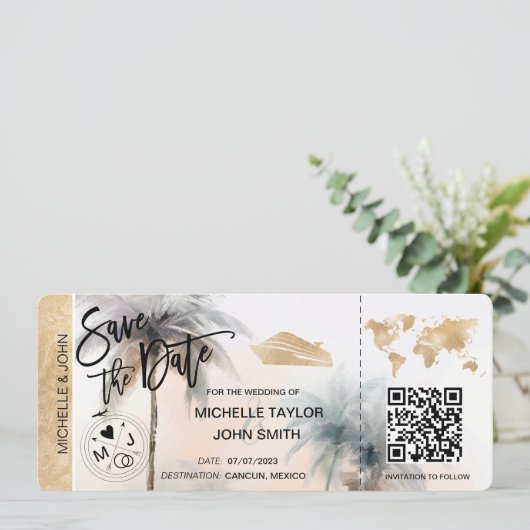 Sparen de Datum die de Kaart van de Kaart van de K (Staand voorkant)