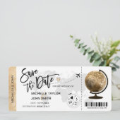 Sparen de Datum die de  Kaart van de Pas van de Ka (Staand voorkant)