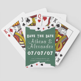 Sparen de Datum die Kaarten speelt