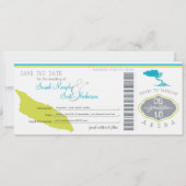 Sparen de Datum die Pass aan Aruba overgaat Save The Date (Voorkant)