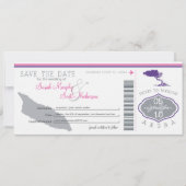 Sparen de Datum die Pass aan Aruba overgaat Save The Date (Voorkant)