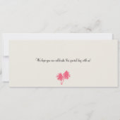 Sparen de Datum die Pass aan Bahama's het instappe Save The Date (Achterkant)