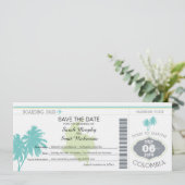 Sparen de Datum die Pass aan Colombia overgaat Save The Date (Staand voorkant)