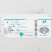 Sparen de Datum die Pass aan Hawaii overgaat Save The Date (Voorkant)