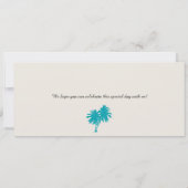 Sparen de Datum die Pass aan Mexico het instappen Save The Date (Achterkant)