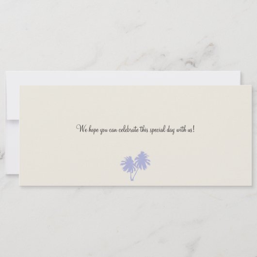 Sparen de Datum die Pass aan Mexico het instappen Save The Date (Achterkant)