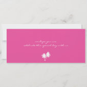 Sparen de Datum die Pass aan Mexico het instappen Save The Date (Achterkant)