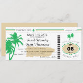 Sparen de Datum die Pass aan Puerto Rico het insta Save The Date (Voorkant / Achterkant)