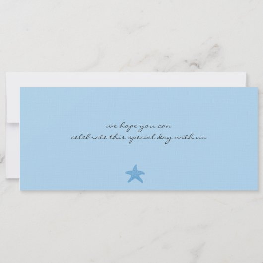 Sparen de Datum die Pass aan St. Thomas instapt Save The Date (Achterkant)