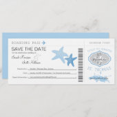 Sparen de Datum die Pass aan St. Thomas instapt Save The Date (Voorkant / Achterkant)