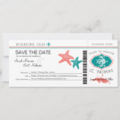 Sparen de Datum die Pass aan St. Thomas instapt Save The Date (Voorkant)