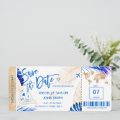 Sparen de Datum die Wereldkaart Beach Invita van d Kaart (Staand voorkant)