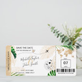 Sparen de Datum die Wereldkaart Beach Invita van d Kaart (Staand voorkant)