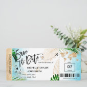 Sparen de Datum die Wereldkaart Beach Invita van d Kaart (Staand voorkant)