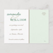 Sparen de Datum Drie Foto's Sjabloon (Achterkant)