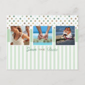 Sparen de Datum Drie Foto's Sjabloon (Voorkant)