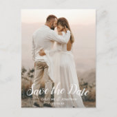 Sparen de Datum Één Grote  Bekleding van de Tekst  Briefkaart (Voorkant)