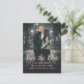 Sparen de Datum Eenvoudige Verticale Lay-out van d Aankondigingskaart (Staand voorkant)