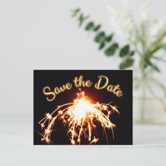 Sparen de Datum Einladungskarte! Briefkaart (Staand voorkant)