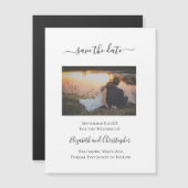 Sparen de Datum Elegant Formele Foto Magnetische K (Voorkant / Achterkant)