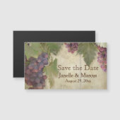 Sparen de Datum Elegant Rustic Wineyard Herfst (Voorkant / Achterkant)