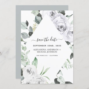 Sparen de Datum Eucalyptus Witte Florence Rozen Kaart