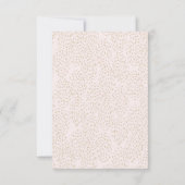 Sparen de Datum Faux Gold Achtergrond in het Spaan Save The Date (Achterkant)