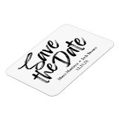 Sparen de Datum Flexibele Magnet van de Foto Magneet (Linkerzijde)