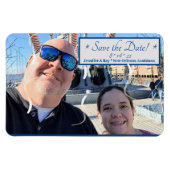 Sparen de Datum Flexibele Magnet van de Foto Magneet (Horizontaal)