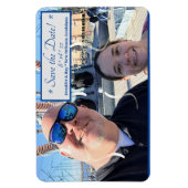 Sparen de Datum Flexibele Magnet van de Foto Magneet (Verticaal)