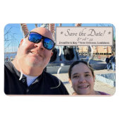 Sparen de Datum Flexibele Magnet van de Foto Magneet (Horizontaal)