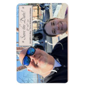 Sparen de Datum Flexibele Magnet van de Foto Magneet (Verticaal)