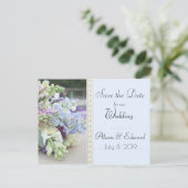 Sparen de Datum - Floral Briefkaart (Staand voorkant)