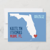 Sparen de Datum - - Florida Save The Date (Voorkant)