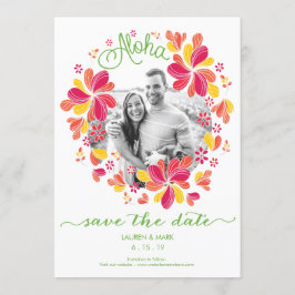 Sparen de Datum - Foto, Tropisch, Hawaiian, Island Save The Date