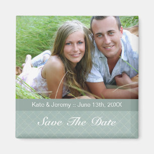 Sparen de Datum Foto Weddenschap Magnet