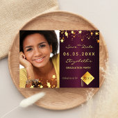 Sparen de Datum fotograduatie party gragundy Briefkaart