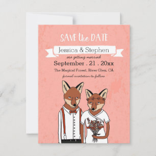 Sparen de Datum - Foxes in de Kaart van de Liefde