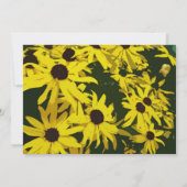 Sparen de Datum, gele maisiebloemen Save The Date (Achterkant)