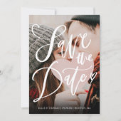 Sparen de Datum Gematigde Foto van het Manuscript  Kaart (Voorkant)