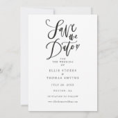 Sparen de Datum Gematigde Foto van het Manuscript  Kaart (Achterkant)