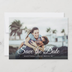 Sparen de Datum Gematigde Foto van het Manuscript  Save The Date