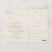 Sparen de Datum George Barbier Love koppel CC1224 Briefkaart (Achterkant)