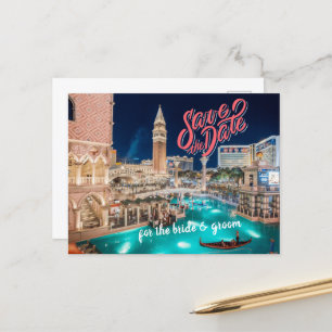 Sparen de Datum Gepersonaliseerd Briefkaart Las Ve