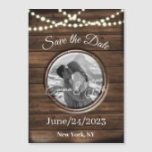 Sparen de Datum Gepersonaliseerde Magnetische Kaar (Voorkant)