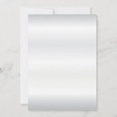 Sparen de Datum Gold Marble en Witte Satin Save The Date (Achterkant)