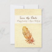 Sparen de Datum Golden Veer Save The Date (Voorkant)