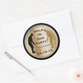 Sparen de Datum Golf Sticker (Envelop)